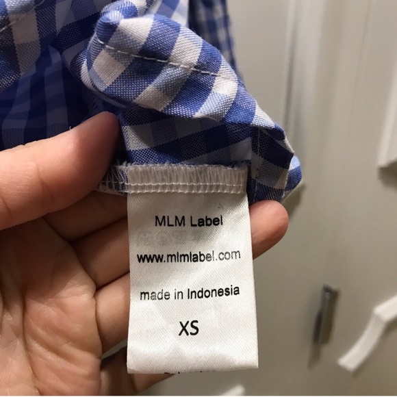 MLM Label Gingham Top - Picture 9 of 9